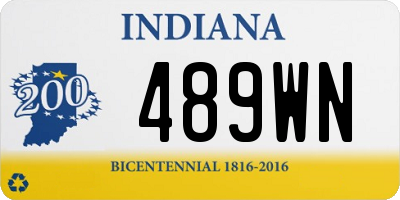 IN license plate 489WN