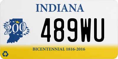 IN license plate 489WU