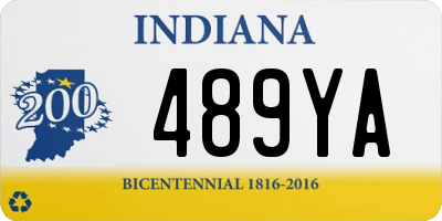IN license plate 489YA