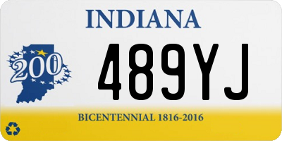 IN license plate 489YJ