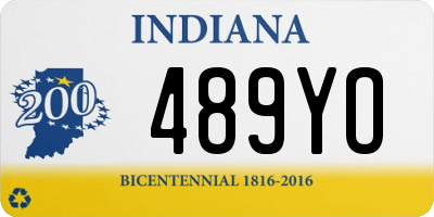 IN license plate 489YO