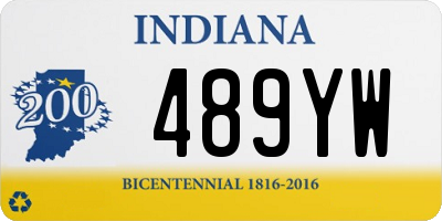 IN license plate 489YW