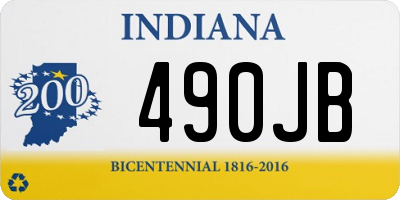 IN license plate 490JB