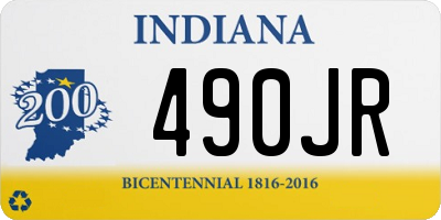 IN license plate 490JR