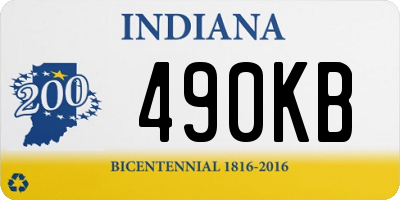 IN license plate 490KB