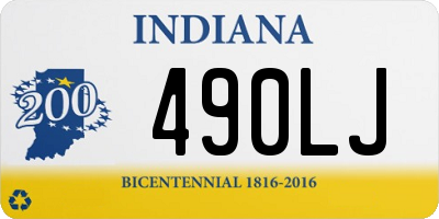 IN license plate 490LJ
