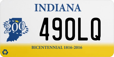 IN license plate 490LQ
