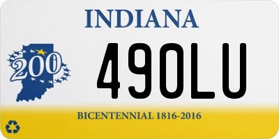 IN license plate 490LU