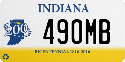 IN license plate 490MB