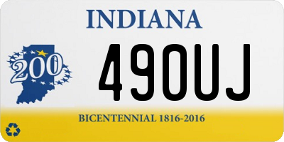 IN license plate 490UJ