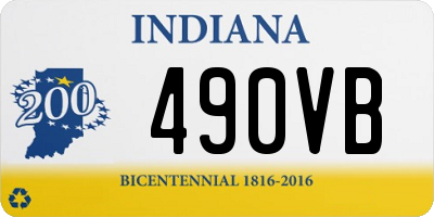 IN license plate 490VB