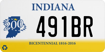 IN license plate 491BR