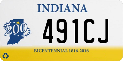 IN license plate 491CJ