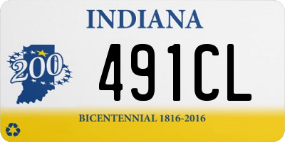 IN license plate 491CL