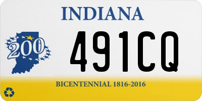 IN license plate 491CQ