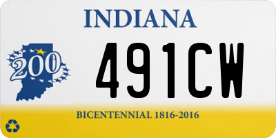 IN license plate 491CW