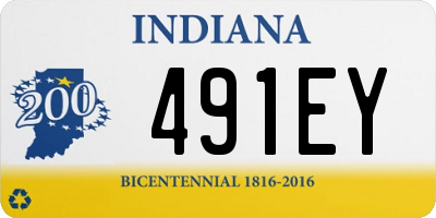 IN license plate 491EY