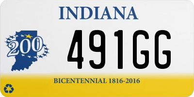 IN license plate 491GG