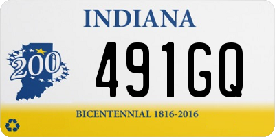 IN license plate 491GQ