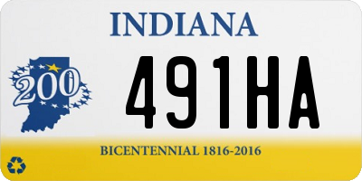 IN license plate 491HA