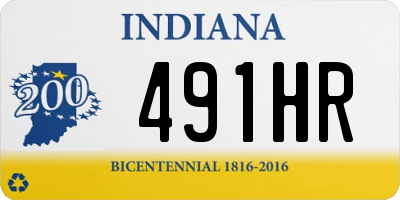 IN license plate 491HR