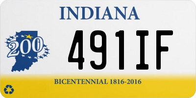 IN license plate 491IF