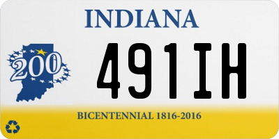 IN license plate 491IH