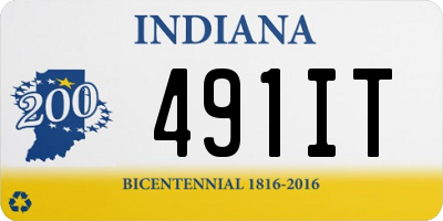 IN license plate 491IT