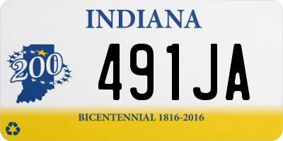 IN license plate 491JA