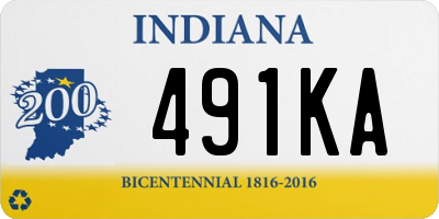 IN license plate 491KA