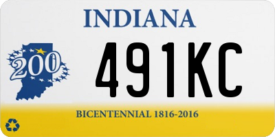 IN license plate 491KC