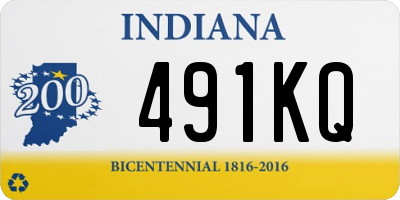 IN license plate 491KQ