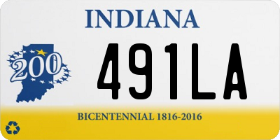 IN license plate 491LA