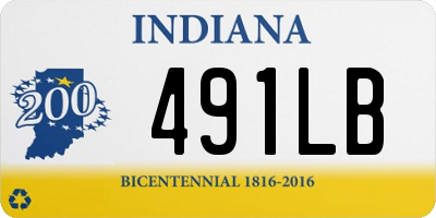 IN license plate 491LB