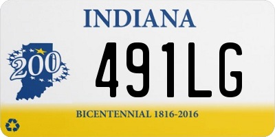 IN license plate 491LG