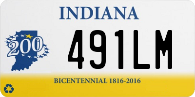 IN license plate 491LM