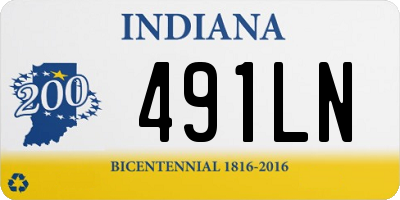 IN license plate 491LN