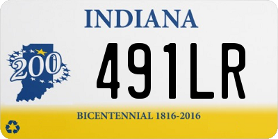 IN license plate 491LR