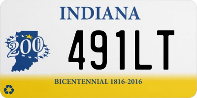 IN license plate 491LT