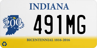 IN license plate 491MG