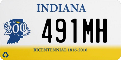 IN license plate 491MH