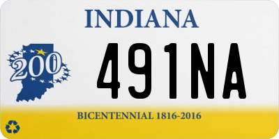 IN license plate 491NA