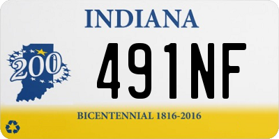 IN license plate 491NF