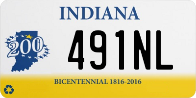 IN license plate 491NL