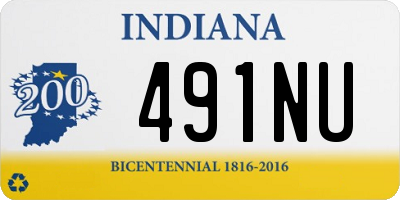 IN license plate 491NU