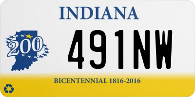 IN license plate 491NW