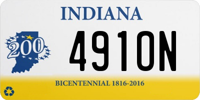 IN license plate 491ON