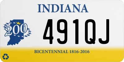 IN license plate 491QJ