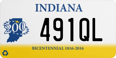 IN license plate 491QL