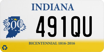 IN license plate 491QU